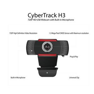 Adesso CyberTrack H3 HD (desktop webcam features 720p HD video) NEW